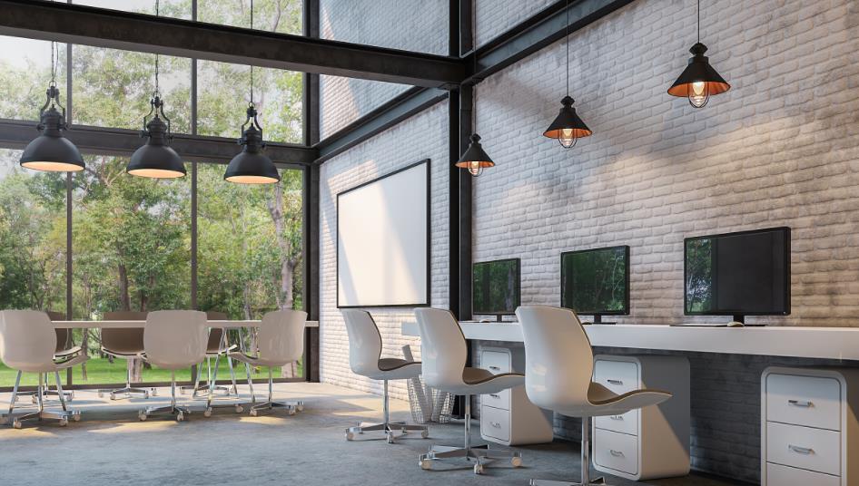 上海流行的工業(yè)風(fēng)辦公室設(shè)計(jì),辦公室無吊頂如何做隔斷設(shè)計(jì)？