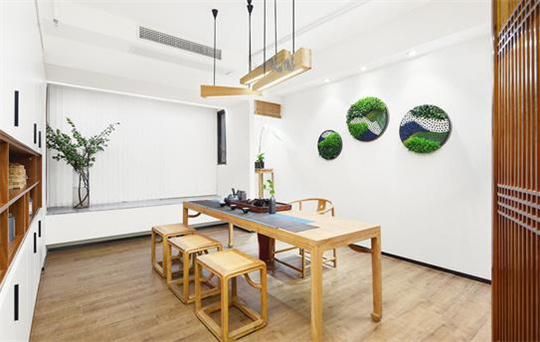 上海禪意極簡辦公室裝修風(fēng)格，